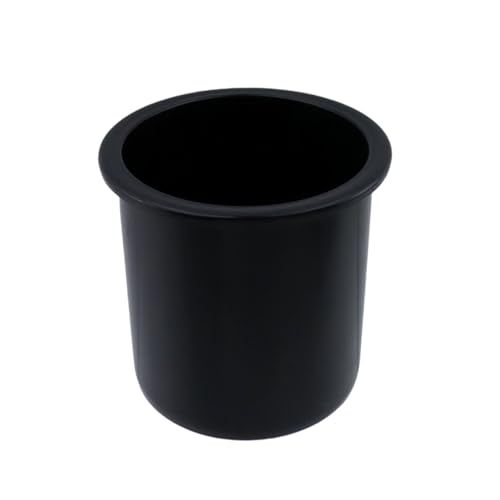 Dnyta 2Pcs 4.2" x 4" Black Plastic Cup Holder Insert, Sofa Recliner Car Seat Cups Holder Replacement, Poker Table Cup Holders, for Table, Sofa, Boats, Truck, Car - color: 2pcs, Black, size: 4.2" x 4", Bottom U-shaped groove
