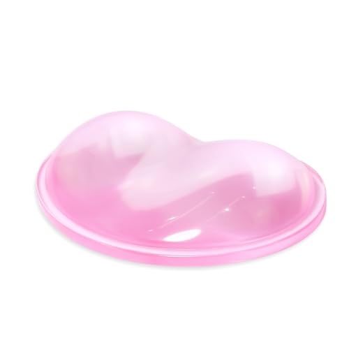 Soft Wrist Rest Pad Comfortable Silicone Gel Ergonomic Cushion Cute | Small-Sized Hand Pain Relief Support Pad with Gel-Filled for Laptop Computer Office & Home (Pink) - color: Light Pink