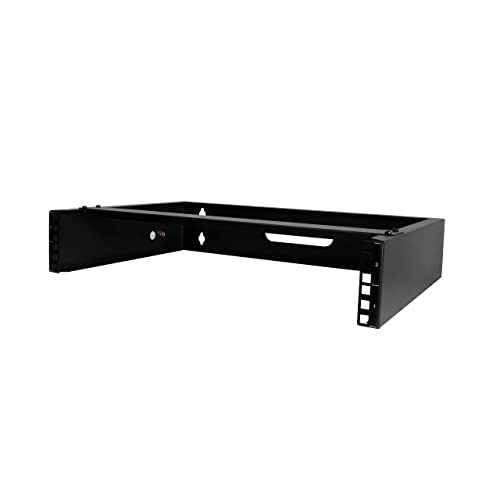 StarTech 2U 19in Wall-Mount Network Rack, 14in, 77lb (RACK-2U-14-BRACKET) - size: 2U