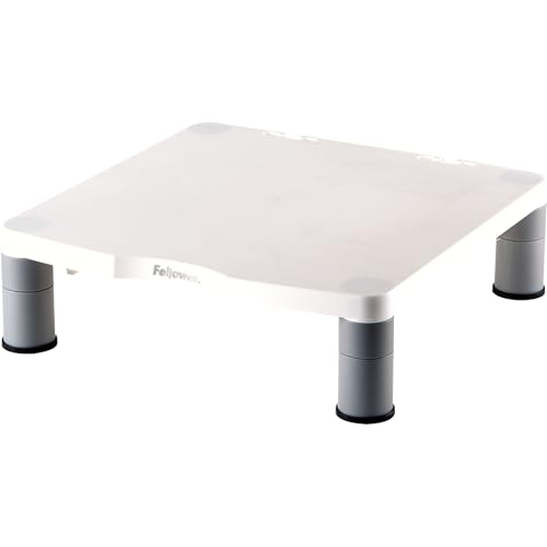 Fellowes Standard Monitor Riser (91712), Platinum/Graphite - size: 1 Count (Pack of 1)