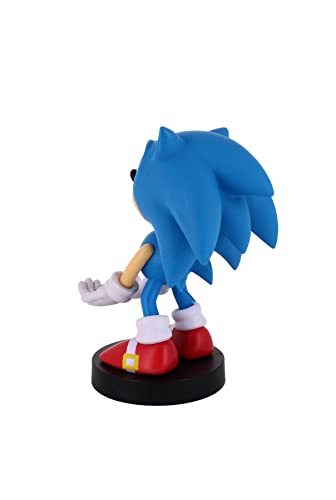 Exquisite Gaming Sonic Controller Holder, Phone Stand & Cable Guys Collectible Figure, 8 inch