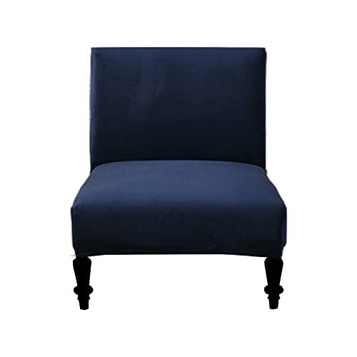 Eco-Ancheng Armless Chair Slipcover - Removable, Washable, Printed Accent Chairs for Living & Dining Room - color: A27