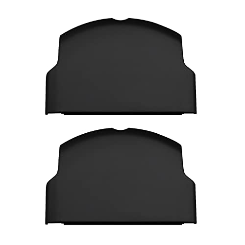SING F LTD 2PCS Replacement Battery Door Covers Cases Protectors Compatible with Sony PSP 2000 2003 2004 3000 3003 3004 Black Plastic Console Accessories - color: Black