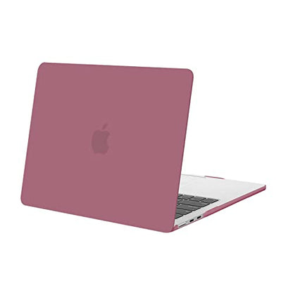 MOSISO Compatible with MacBook Air 13 inch Case M5 2026 M4 2025 M3 M2 2024-2022 A3449 A3240 A3113 A2681, Scratches-Resistant Protective Hard Shell for MacBook Air 13.6 inch Case, Dusty Rose - color: Dusty Rose