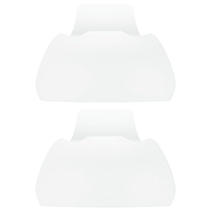 playvital 2 Pack Controller Display Stand for ps5, Gamepad Stand Desk Holder for ps5 Controller Accessories with Rubber Pads, White - color: White 2 set