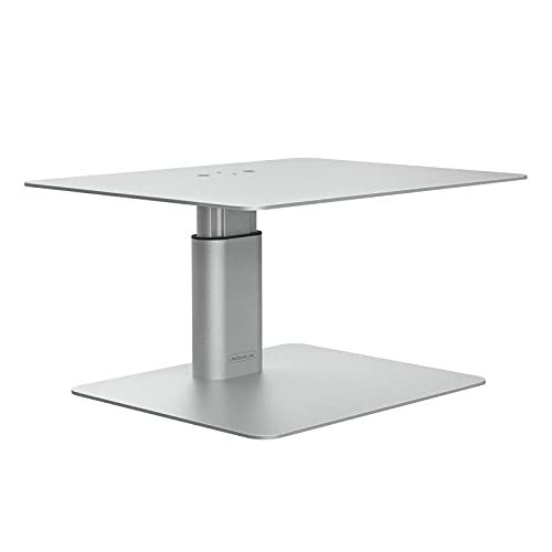Nillkin Monitor Stand for Desk, Adjustable Height Computer Monitor Stand, Ergonomic Aluminum Computer Stand for Desktop Monitor, iMac, Studio Display XDR, Dell, HP, Lenovo, Other Screen Display, Silver - color: Silver