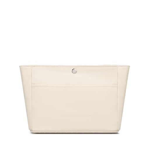 YONEBN waterproof Storage Bag Lightweight Large Capacity nylon Bag Inner Bag Handbag Organizer - color: Nylon/Creamy White