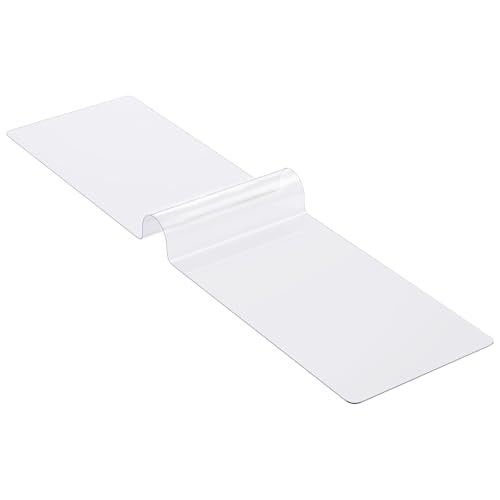 VEVOR Plastic Table Cover, 42 x 96 Inch 1.5 mm Thick Clear Rectangle PVC Desk Mat Protector, Waterproof & Easy Cleaning Desk Pad Tablecloth, for Office Dresser, Dining Room, Night Stand - size: 96" x 42" (Rectangular)