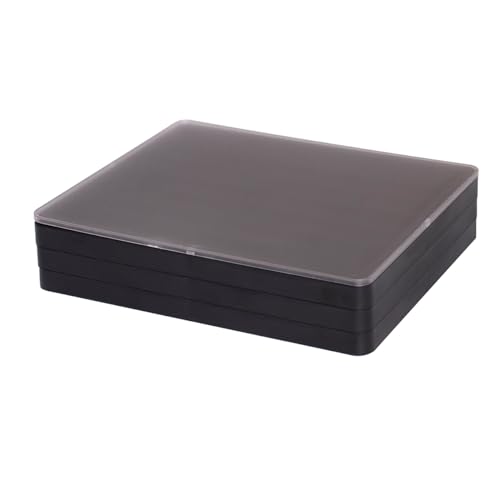 Sumgsn Keycaps Storage Box,Keycaps Container, 130 Keys Transparent Display Case Holds 7u Spacebar/Big Enter Key for XDA/Cherry/MOA/MAO Profile Mechanical Keyboard (Black) - color: black