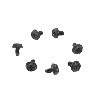 7pcs New Black PCI Slot Cover Dust Filter Hard Steel Blanking Plate, Vented Slot Covers with Screws for Computer Cases