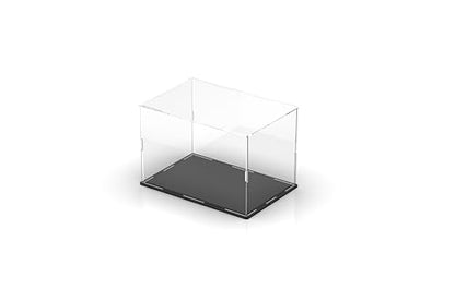 Acrylic Display Case Clear Collectible Display Box for Miniture House, Dustproof Acrylic Showcase, Easy Self Assembly Storage Cases for Action Figures and Art Figurine, 10 x 8 x 9 inch - size: 10 x 8 x 9 inch