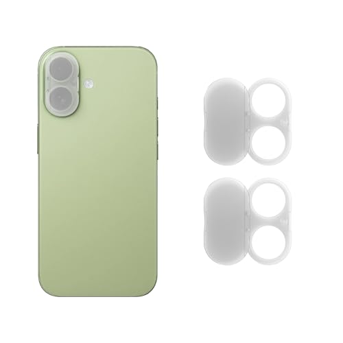 Camera Lens Cover Compatible for iPhone 16/16 Plus/17,Camera Lens Protector to Protect Privacy and Security,Strong Adhesive -2 Pack-Clear - size: 16/16 Plus/17