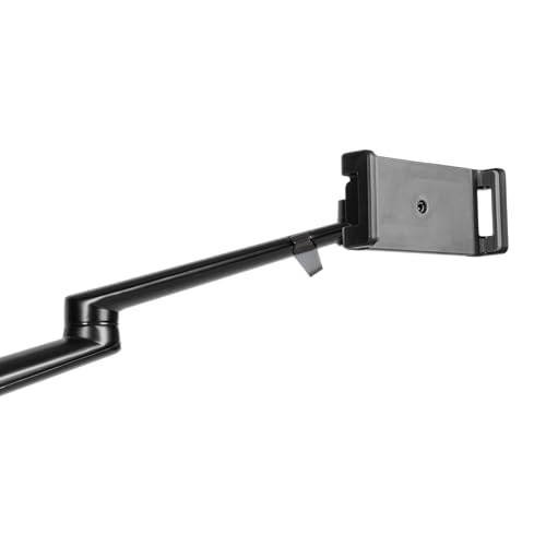 Gator Frameworks 5-in-1 Mobile Content Creator Streaming Stand with Wheeled Tripod Base – Includes Smartphone, Tablet, Laptop Clamps, Ring Light, and More! (GFW-STREAMSTAND-W) - style: Rolling Base