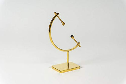 Mineral, Ornament, Gem, Shell, Coin, Display Stand - Caliper Type Stand (Brass) AU6