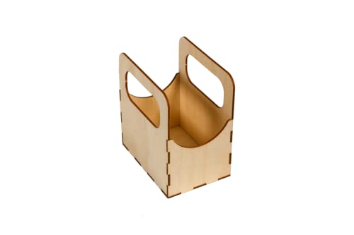 The Broken Token Fireball Island Compatible Game Crate - Wooden Storage Box with Multiple Trays