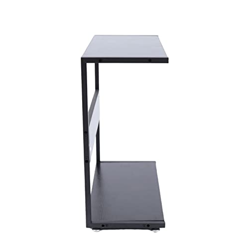 2 Tier Computer Tower Stand, CPU Holder Stand Cart with Rolling Caster Wheels, Mobile PC Tower Stand for Office Home Gaming Accessories Fits Most PC