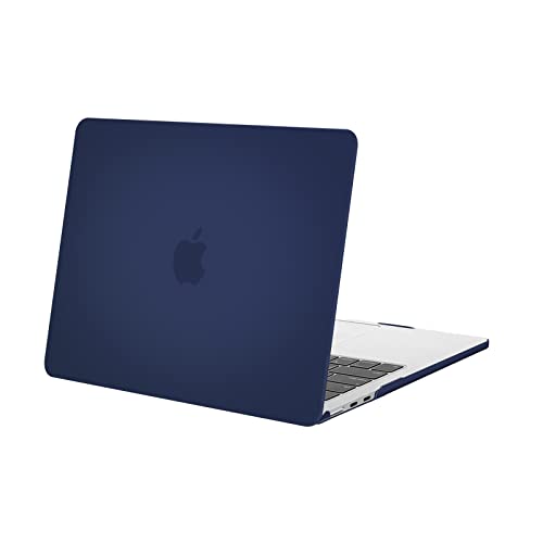 MOSISO Compatible with MacBook Air 13 inch Case M5 2026 M4 2025 M3 M2 2024-2022 A3449 A3240 A3113 A2681, Scratches-Resistant Protective Hard Shell for MacBook Air 13.6 inch Case, Navy Blue - color: Navy Blue
