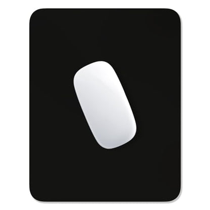 Hsurbtra Mouse Pad, Premium-Textured Square Mousepad 7 x 9 Inch, Thick 3 mm Anti-Slip Waterproof Rubber Pretty Cute Computer Mat for Office Gaming Laptop Women Kids Jet Black - color: Jet Black, size: Square Mousepad (7" x 9")