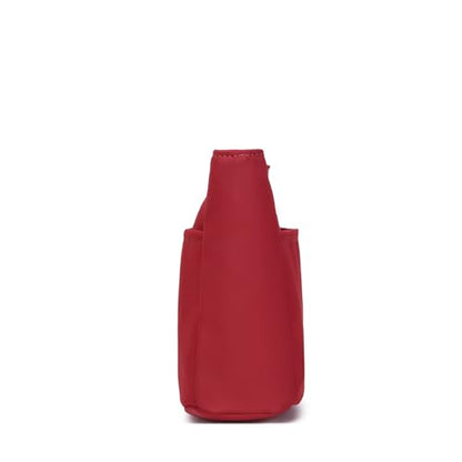 YONEBN waterproof Storage Bag Lightweight Large Capacity nylon Bag Inner Bag Handbag Organizer - color: Nylon/Burgundy Red