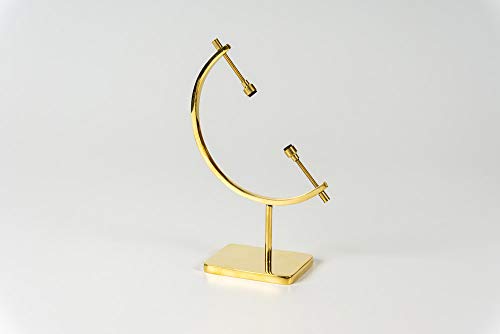 Mineral, Ornament, Gem, Shell, Coin, Display Stand - Caliper Type Stand (Brass) AU6
