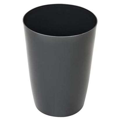 Mini Waste Basket - Durable Small Plastic Garbage Trash Can Bin - Lidless Open-Top, Slim Profile for Compact Spaces - Suitable for Home, Bathroom, Office, Bedroom, Kitchen and More, Grey - color: Grey