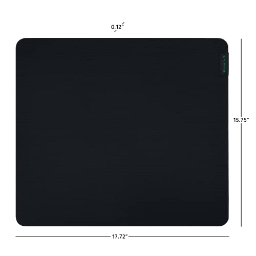Razer Gigantus V2 Cloth Gaming Mouse Pad (Large): Thick, High-Density Foam - Non-Slip Base - Classic Black - color: Classic Black, size: 17L x 3W inches