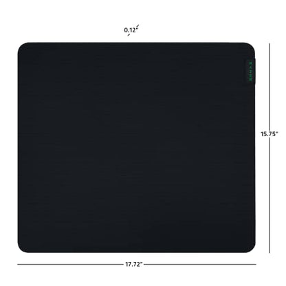 Razer Gigantus V2 Cloth Gaming Mouse Pad (Large): Thick, High-Density Foam - Non-Slip Base - Classic Black - color: Classic Black, size: 17L x 3W inches