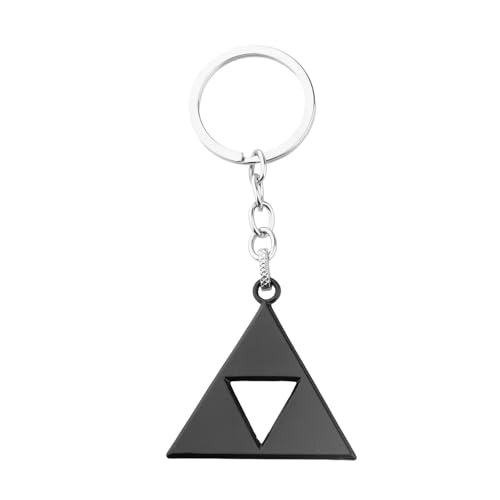 PLITI Video Game Inspired Gift Video Game Lover Gift Triangle Symbol Keychain For Gamer - color: Triangle Kybl