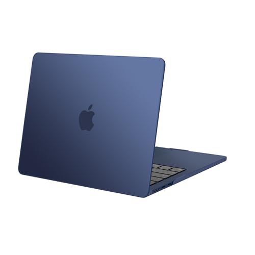 MOSISO Compatible with MacBook Air 13 inch Case M5 2026 M4 2025 M3 M2 2024-2022 A3449 A3240 A3113 A2681, Scratches-Resistant Protective Hard Shell for MacBook Air 13.6 inch Case, Midnight - color: Midnight