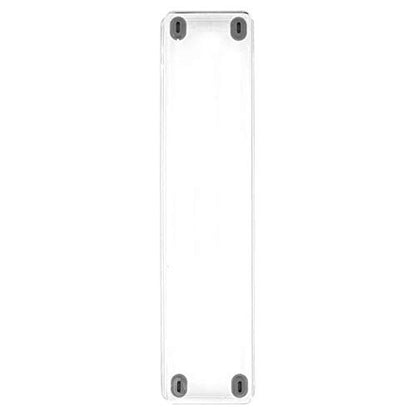 Glad Plastic Drawer Storage Tray – Heavy Duty Organizer Bin for Home, Kitchen, Bath, Bedroom, Office | Non-Slip Feet, Clear, 13x3 (Pack of 6) - size: 13x3 (Pack of 6)