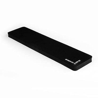 Grifiti Fat Wrist Pad 17 in Black is a 4 Inch Wide Wrist Rest for Standard Keyboards and Mechanical Keyboards New Materials - color: Black, size: 17” x 4” x 0.75”