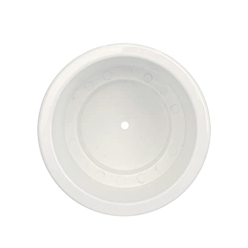 Yuanhe White Plastic Cup Drink Holder Insert with Drain for Boat Car Marine Rv, 8PCS - size: 8PCS