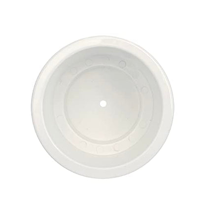 Yuanhe White Plastic Cup Drink Holder Insert with Drain for Boat Car Marine Rv, 8PCS - size: 8PCS