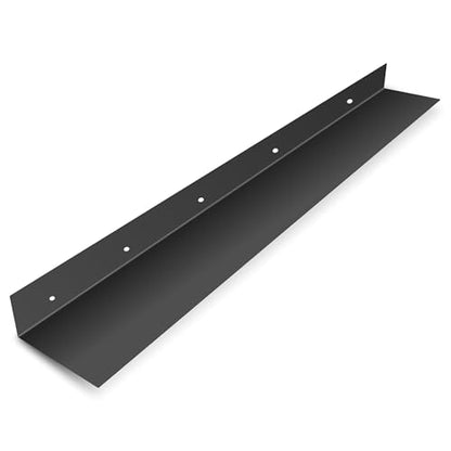 SIMOND STORE Floating Shelf for Under TV – Floating TV Stand wall Mounted | Floating TV Stand wall Mounted – wall Mount Floating Shelf TV Console for DVD Players, TV Accessories & Game Consoles – Black - size: 36-inch X 8-inch Powder Coated Black-V2