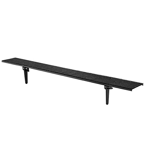 Bracwiser Plus No Drill TV Top Shelf 35.43 inch Wide for Thin Monitor TV Top Mounting Bracket Platform Holds Speaker, AV Receiver, Media Box, Game Console and More (CS106XLMINI) - size: 35 inch MINI