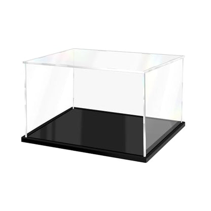 Acrylic Display Case for Collectibles Assemble Clear Display Case for Figures Alternative Glass Boxes for Lego Doll Statues Home Storage(12x8x8 inch; 30x20x20 cm) - size: 12 x 8 x 8 inches