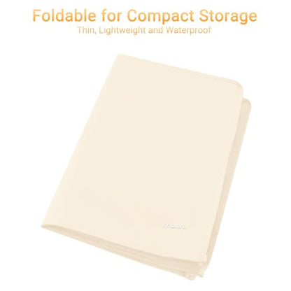 MOSISO Monitor Dust Cover 26, 27, 28, 29 inch Anti-Static Dustproof LCD/LED/HD Panel Case Computer Screen Protective Sleeve Compatible with iMac 27 inch, 26-29 inch PC, Desktop and TV, Beige - color: Beige, size: 26-29 inch