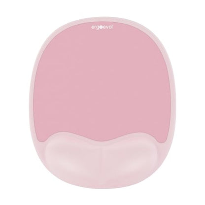Ergonomic Mouse Pad with Wrist Rest & Elbow Support, Memory Foam Cushion, Non-Slip Base, Pain Relief for Office, Home & Gaming, Compatible with Vertical Ergonomic Mouse (Blush Pink) - color: Blush Pink