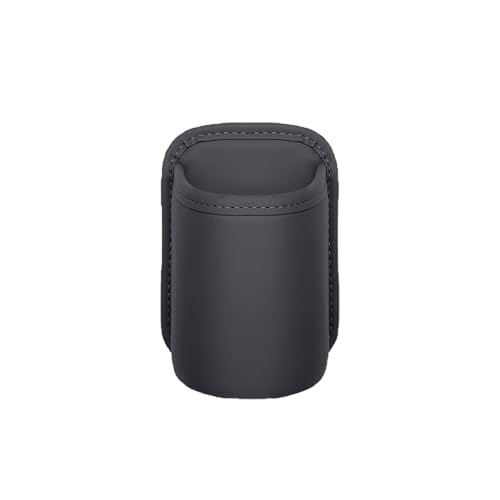 Car Door Cup Holder, Leather Clip On Backseat Pocket Beverage Holder, Waterproof Scratch-Resistant Vehicle Window Cup Holder, Multifunctional Storage for Water Cup Phone Change (Black) - color: Black