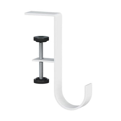 Generic 3 Pcs Desk Mount Bag Holder Hook/Clamp-On Backpack Hanger/Headphone Hook Holder/Headset Stand Hanger Clamp Under Desk Space