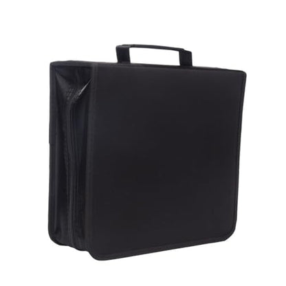 256 Capacity CD/DVD case Wallet, Storage,Holder,Booklet （Black） - color: 256 Black