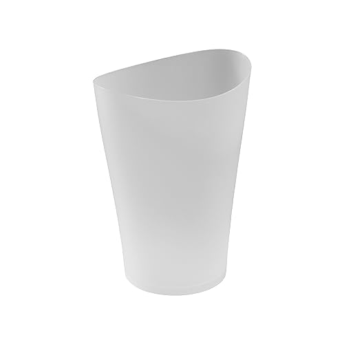 Rubbermaid Spa Works Compact Contemporary Style 9 Quart Indoor Open Vanity Home Trash Container White - color: White, size: Pack of 1
