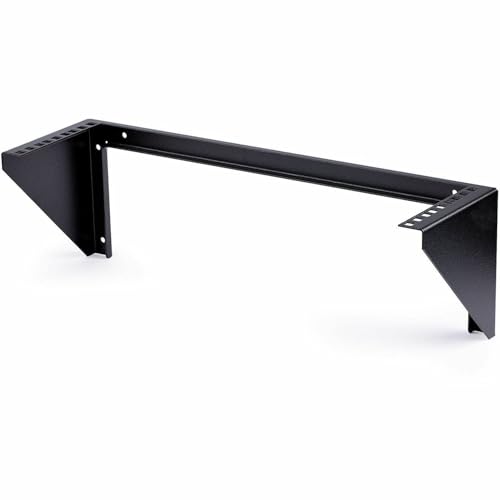 StarTech 3U Vertical Wall-Mount Rack Bracket, 19in, 150lb, TAA (RK319WALLV) - size: 3U