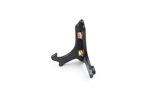 Fox Run Black Plate Stand, 6-Inch, Wood - color: Black, size: 6-Inch