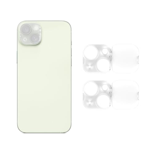 Camera Lens Cover Compatible for iPhone 14/14 Plus/15/15Plus,Camera Lens Protector to Protect Privacy and Security,Strong Adhesive -2 Pack-Clear - size: 14/14 Plus/15/15Plus
