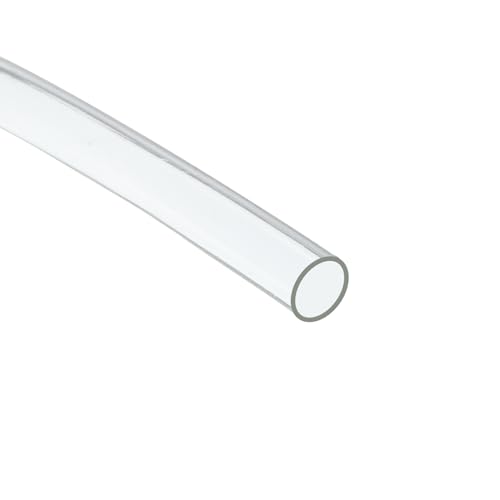 UXCELL Clear PVC Tube Harness Tubing, 3/16-inch(5mm) ID, 10ft Sleeve for Wire Sheathing Protection - color: Clear, size: 5mm