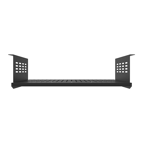 Under Desk Computer Mount for Small Form Factor SFF Computers and PCs,Using Space 17.3" x H 4" x D 12", Compatible with PlayStation 4, PS4 Slim, PS4 Pro,Gaming Under Desk(4inch High) - size: 4inch High