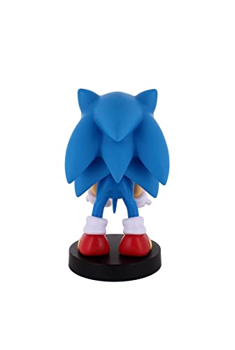 Exquisite Gaming Sonic Controller Holder, Phone Stand & Cable Guys Collectible Figure, 8 inch