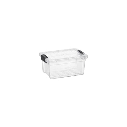 Superio Mini Storage Container Plastic Crayon Box Art Supplies and Sewing Case Stackable Clear Small Organizer for Beads, Stationery, Chalk, and Food, 1.05 Quart, 5 Pack - size: 1.05 Quarts, style: 5 Pack