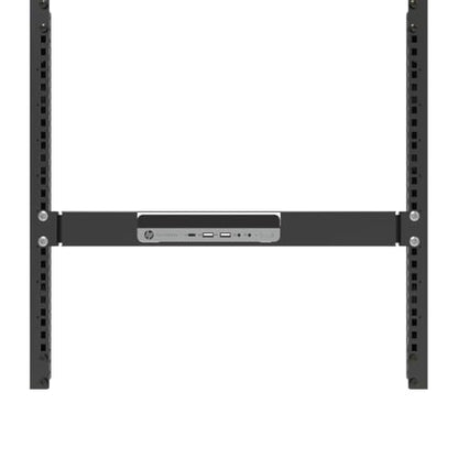 Mini Rack Mount for HP ProDesk Mini PC, HP EliteDesk Mini Business Desktop -1U Hinged Server Rack Shelf for 19-inch Cabinet or Rack